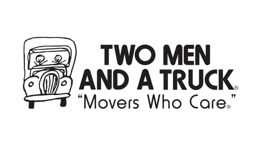 July Two Men and a Truck Large logo