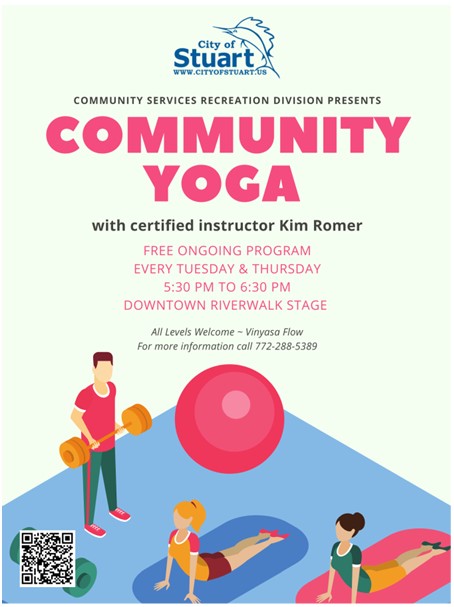 22 June Community Yoga Stuart
