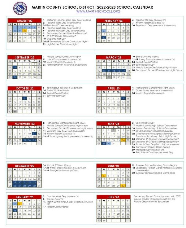 22 June MC Calendar 2023 English