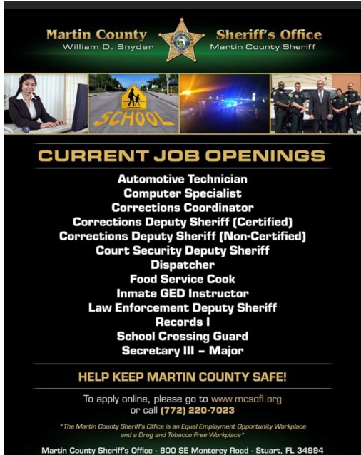 22 Sept Sheriff Openings