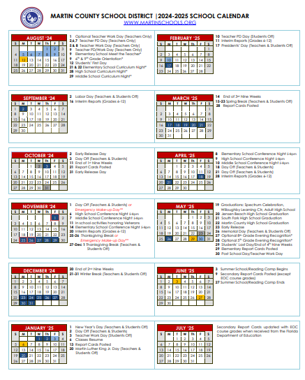 2024 June MC School Schedule