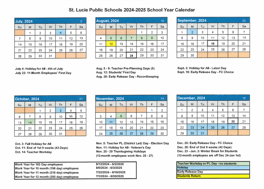 2024 June SLC 2024 2025 Calendar