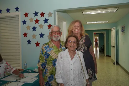 Allen Herskowitz, Marian Vitale and Mary Kay Buckridge a